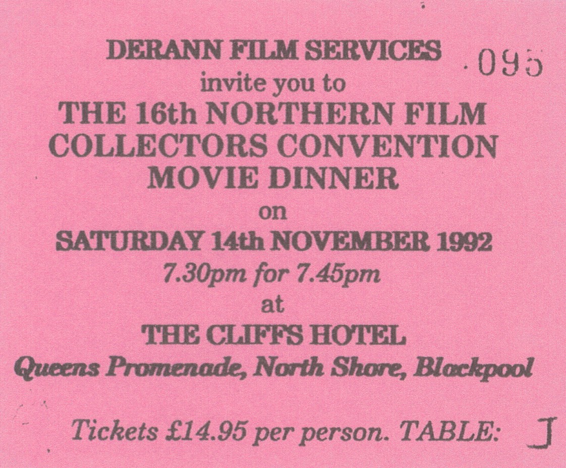 1992 Convention Dinner ticket