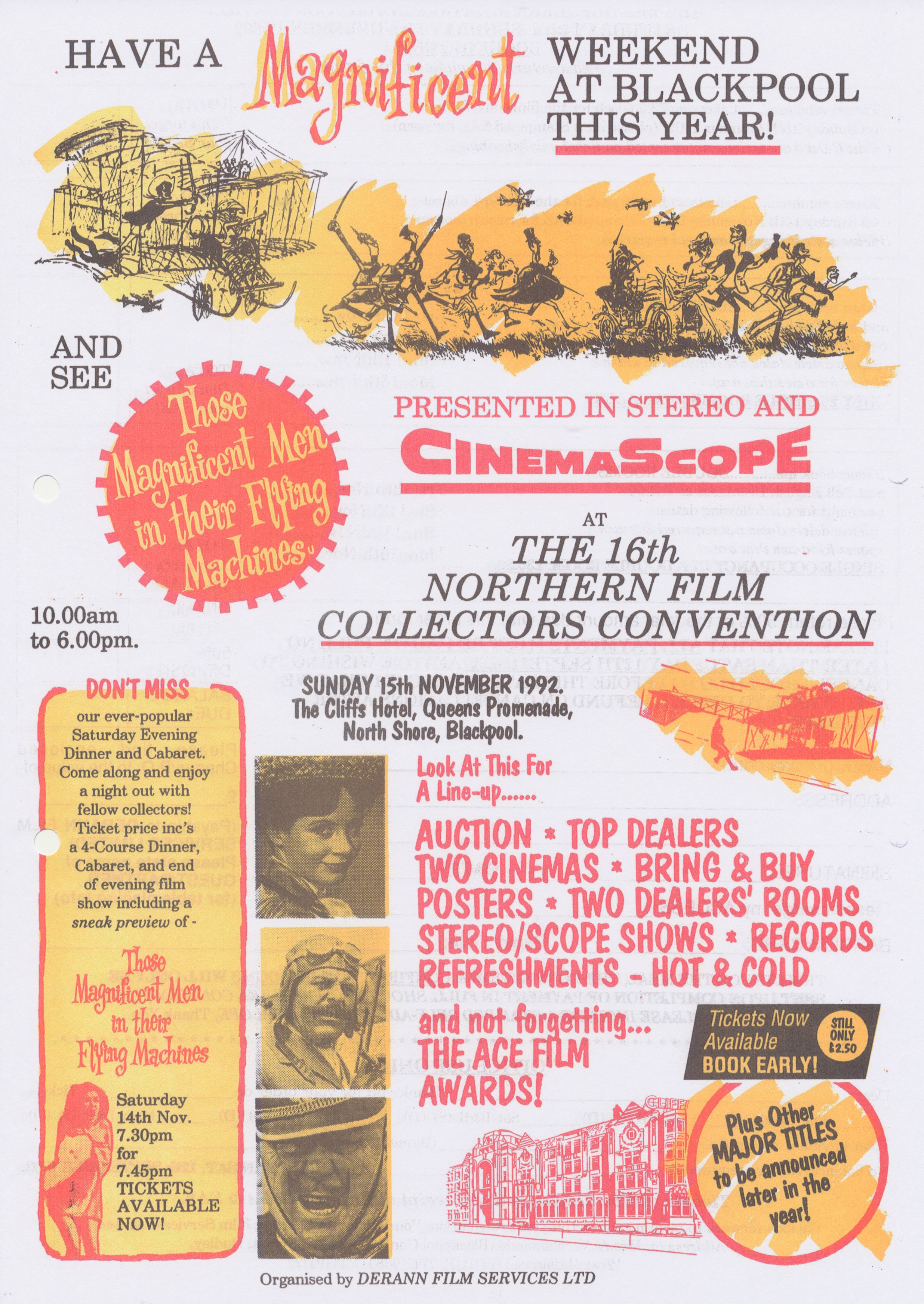 1992 Convention Booking form