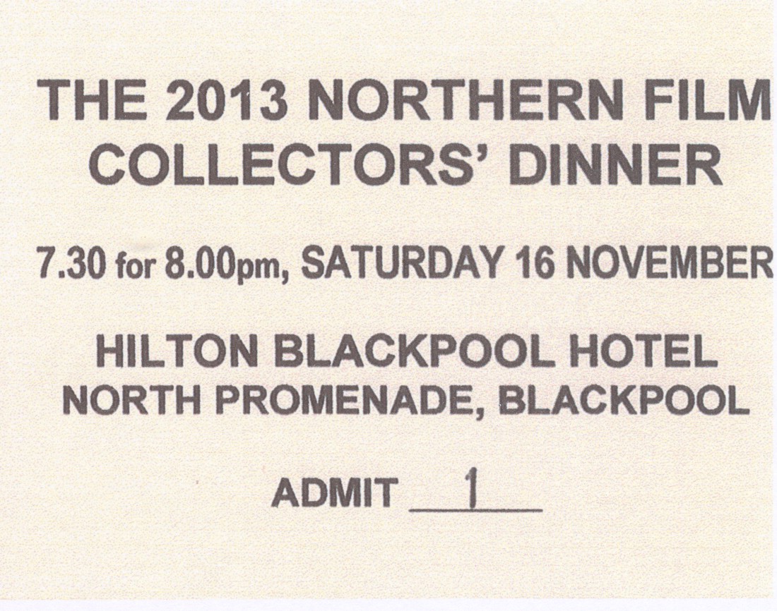 2013 Convention Dinner ticket